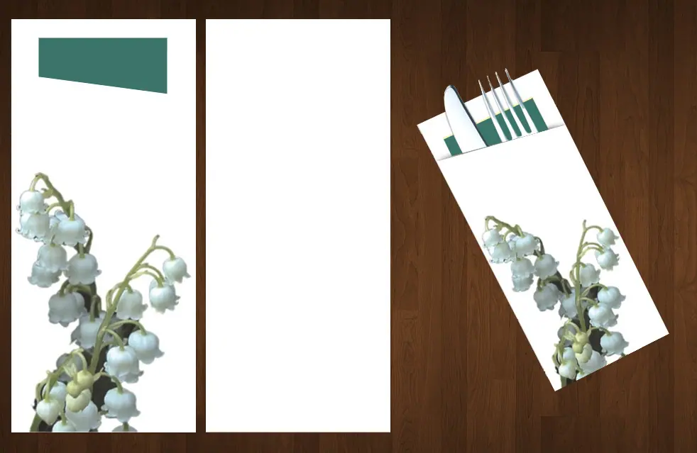 Etui Standard na sztućce - wzór 18