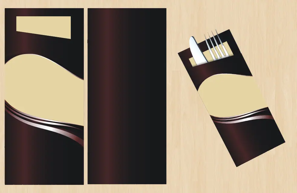 Etui Standard na sztućce - wzór 23