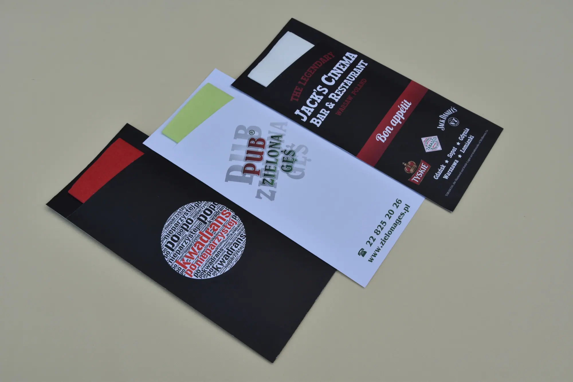 papierowe etui na sztućce